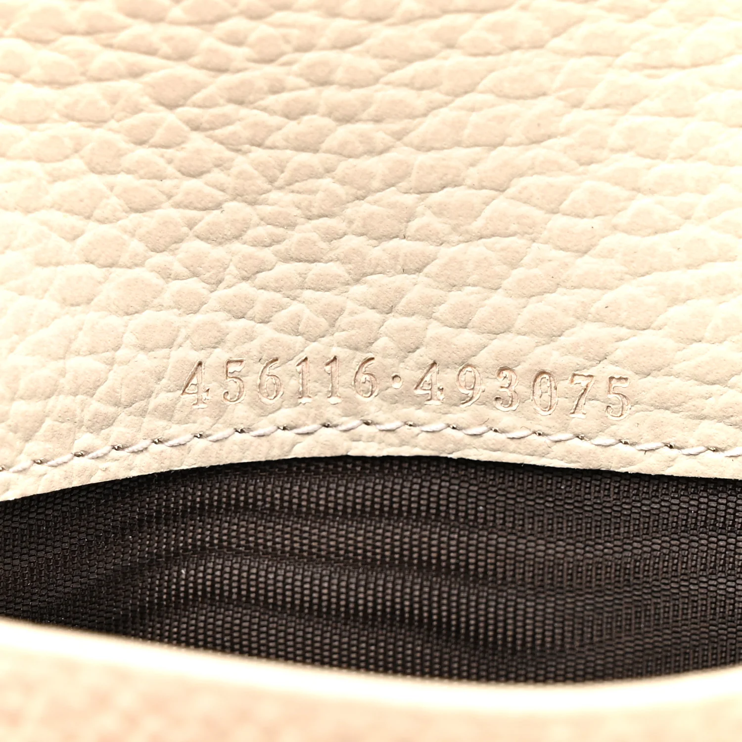 Dollar Calfskin GG Supreme Monogram GG Marmont Continental Wallet Mystic White Beige Ebony - Image 8