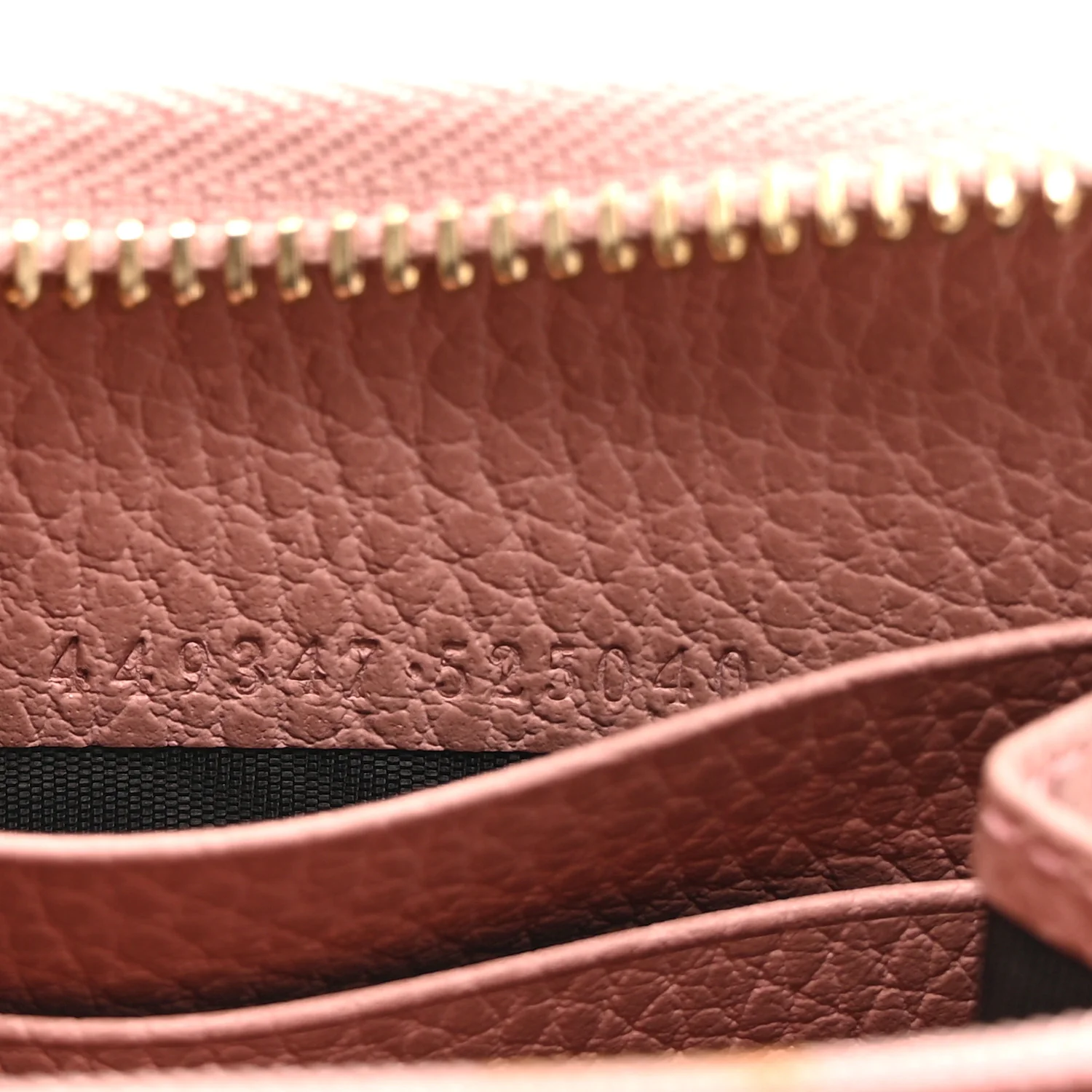 Dollar Calfskin GG Zip Around Wallet Soft Pink - Image 7