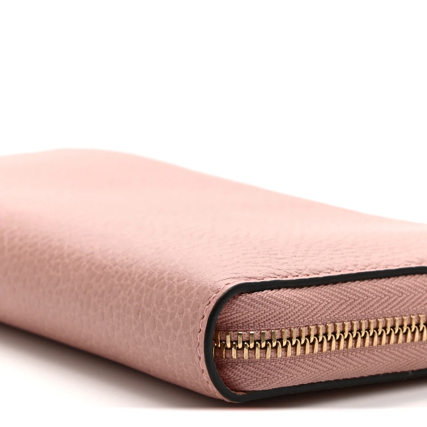 Dollar Calfskin GG Zip Around Wallet Soft Pink - Image 9