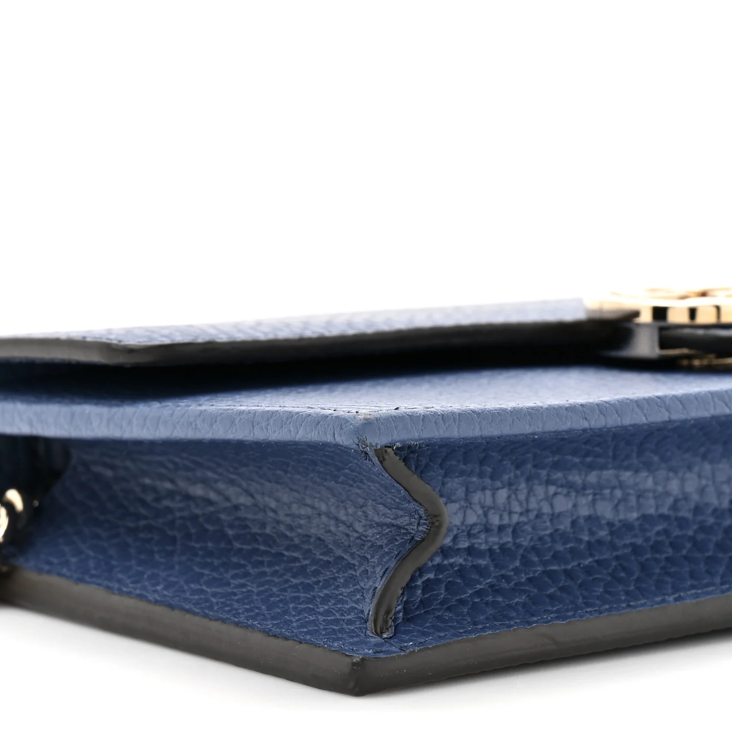 Dollar Calfskin Interlocking G Chain Wallet Caspian - Image 10