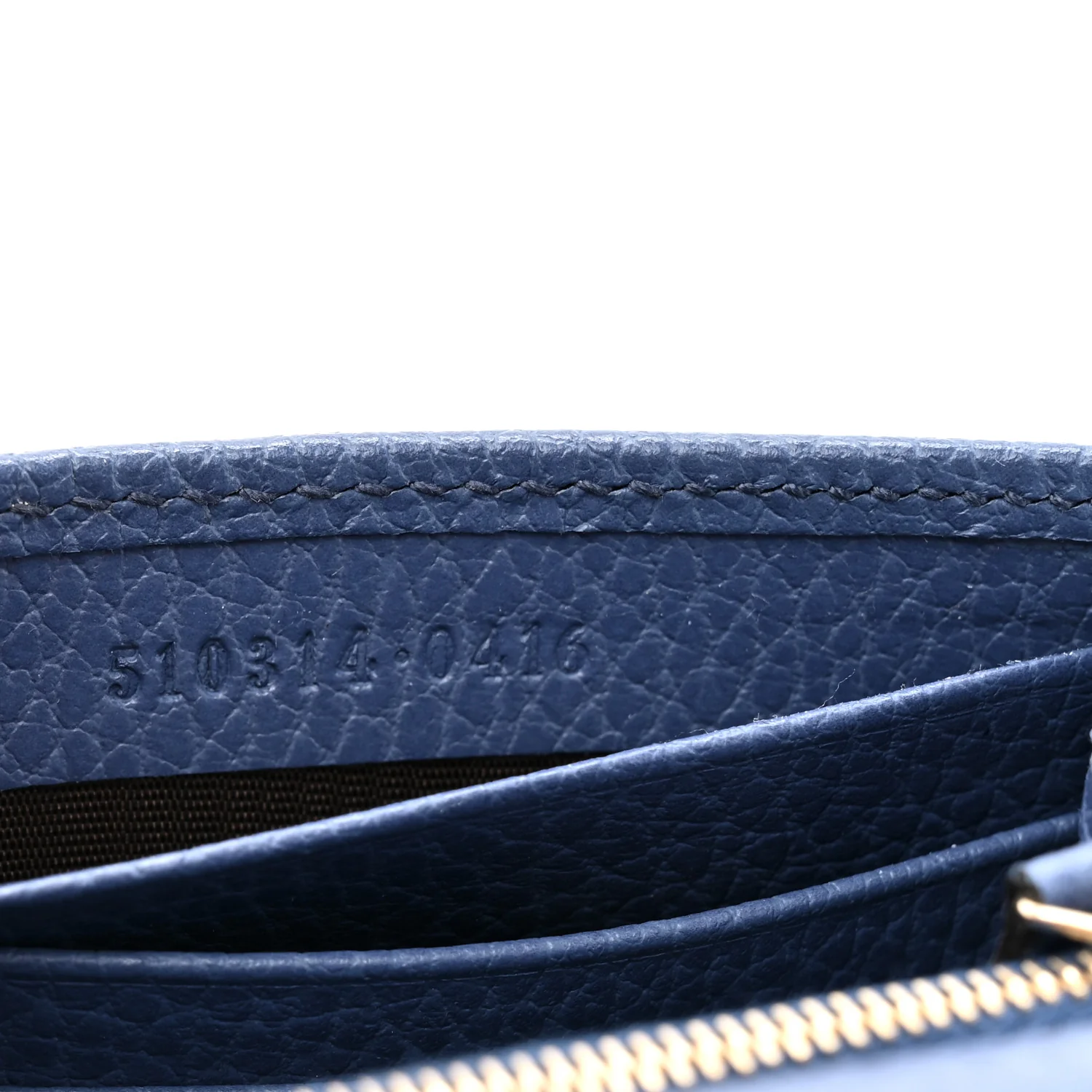 Dollar Calfskin Interlocking G Chain Wallet Caspian - Image 7