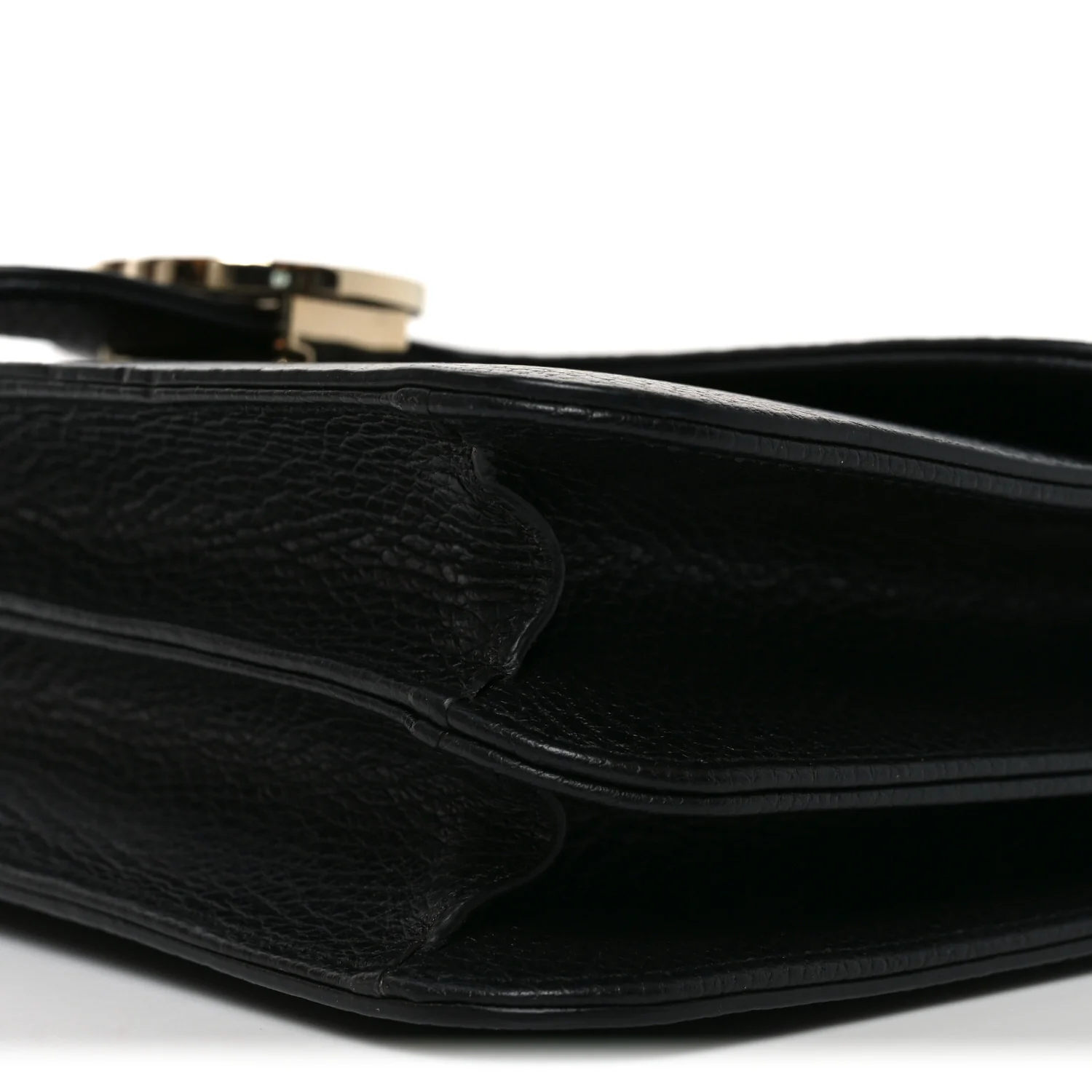 Dollar Calfskin Interlocking G Shoulder Bag Black - Image 10