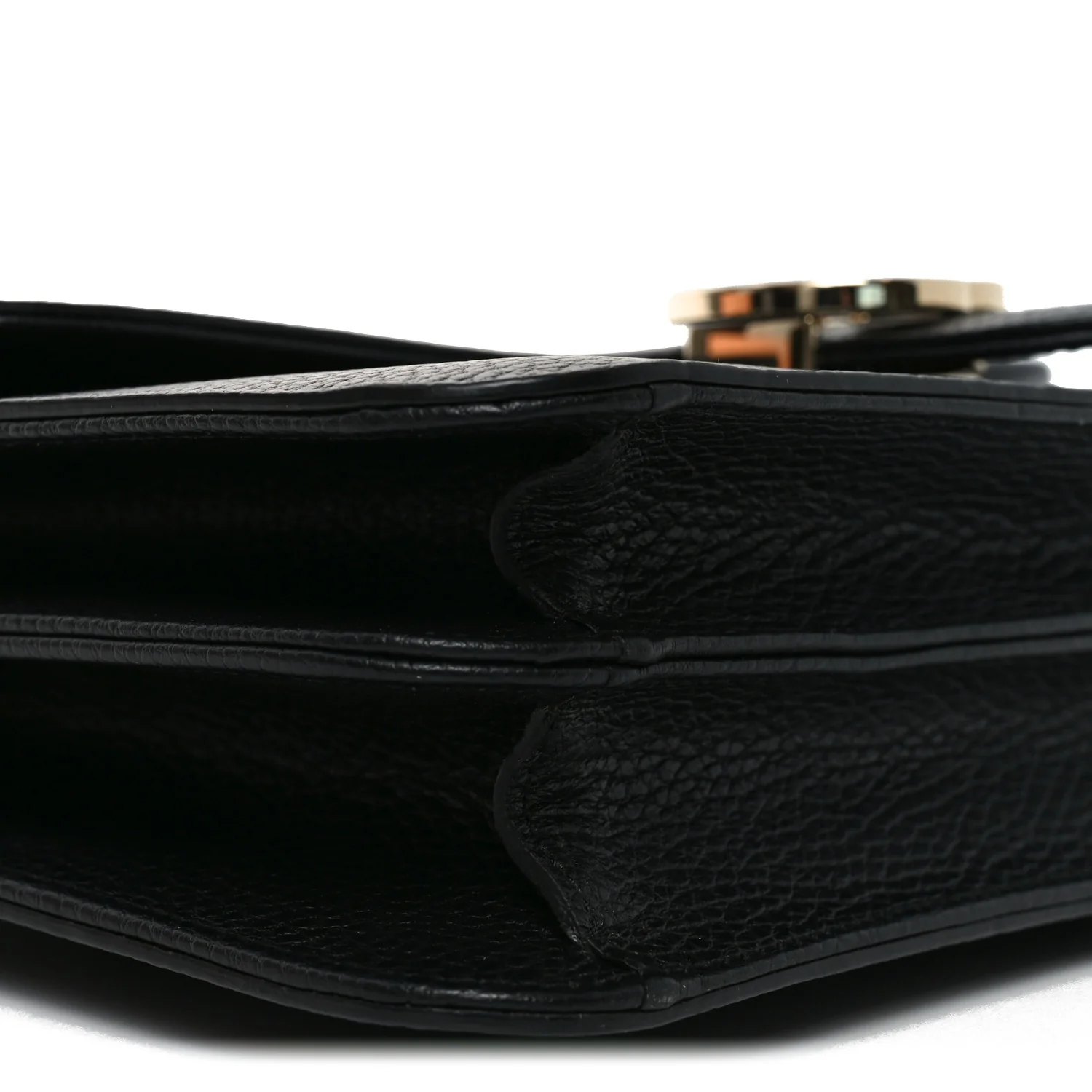 Dollar Calfskin Interlocking G Shoulder Bag Black - Image 9
