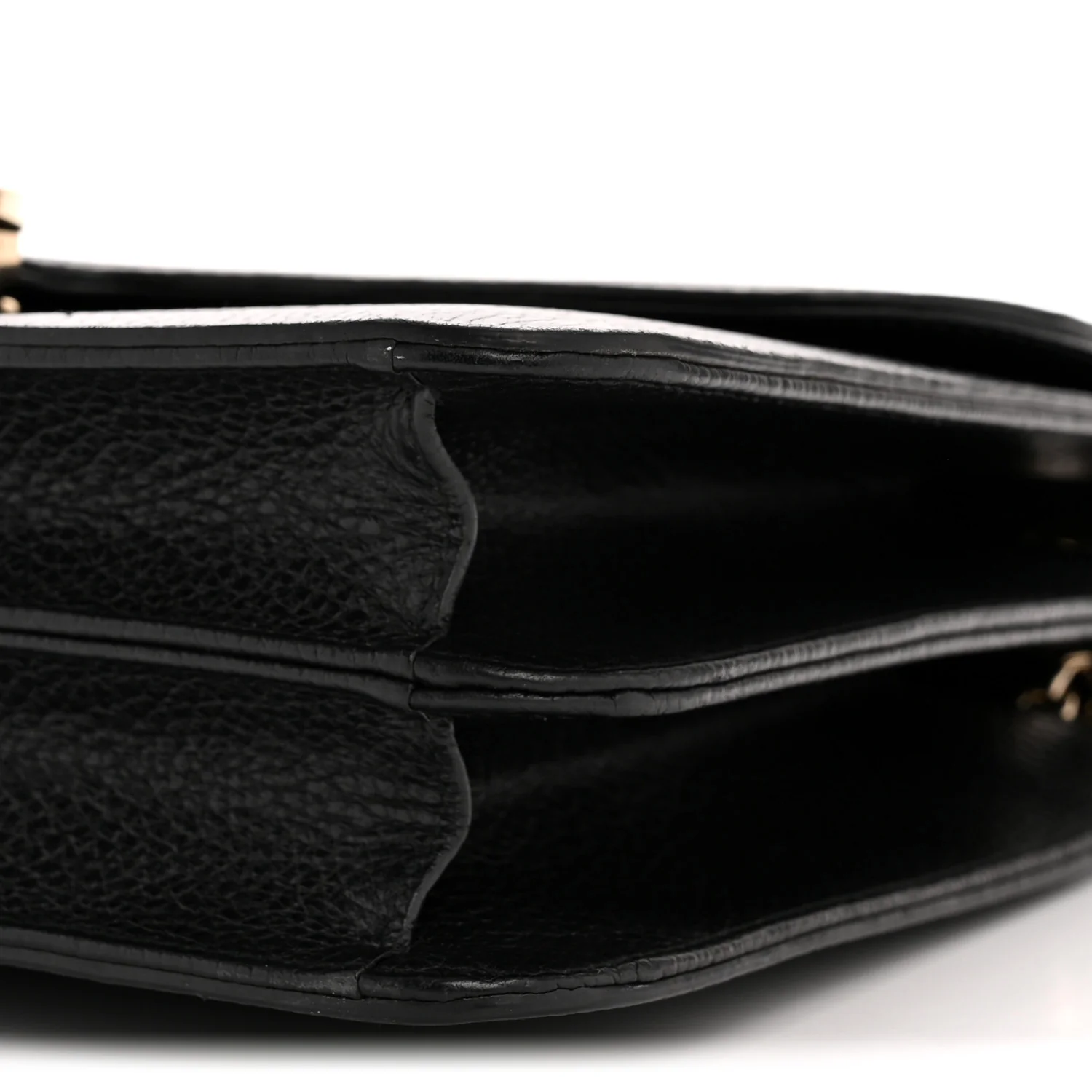 Dollar Calfskin Interlocking G Shoulder Bag Black - Image 10