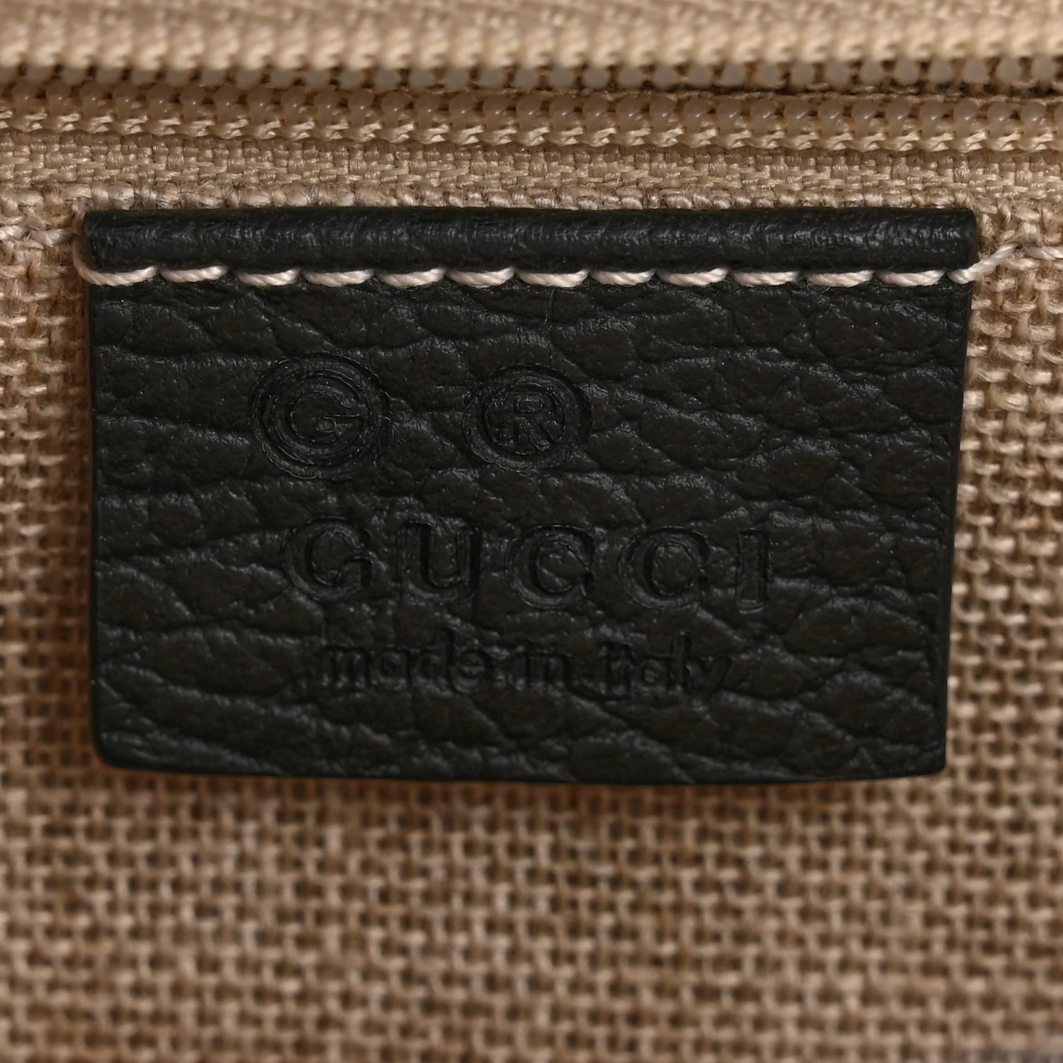 Dollar Calfskin Interlocking G Shoulder Bag Black - Image 6