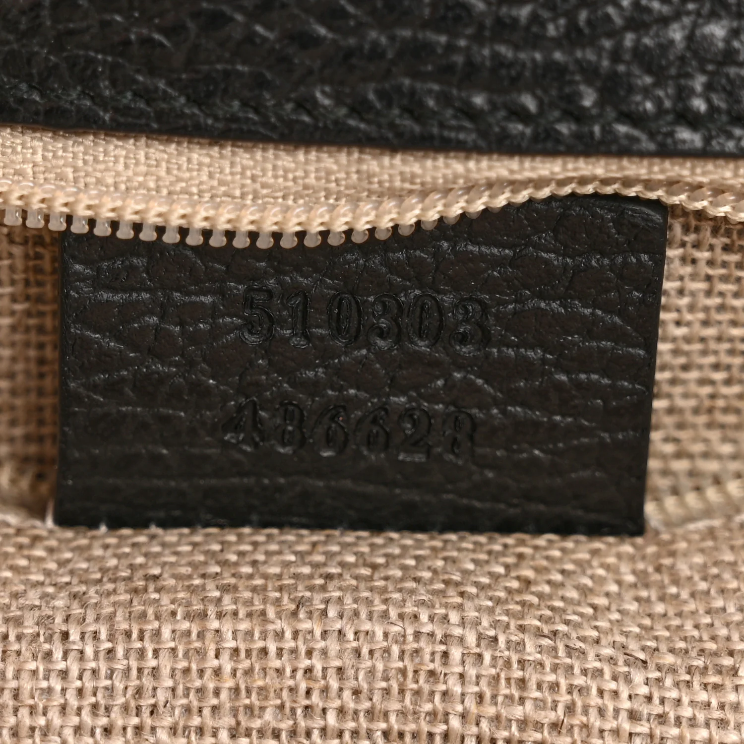 Dollar Calfskin Interlocking G Shoulder Bag Black - Image 7