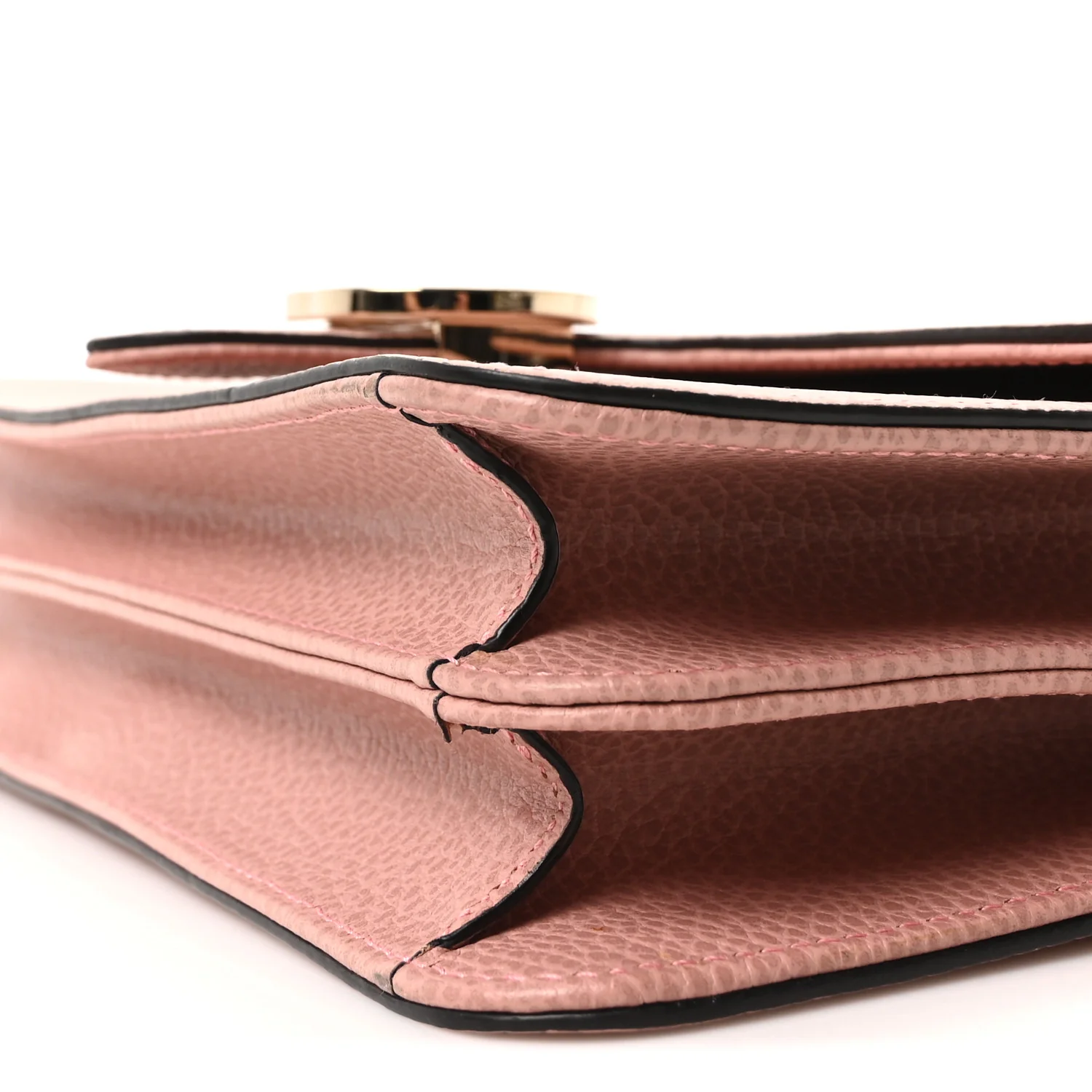 Dollar Calfskin Interlocking G Shoulder Bag Soft Pink - Image 10