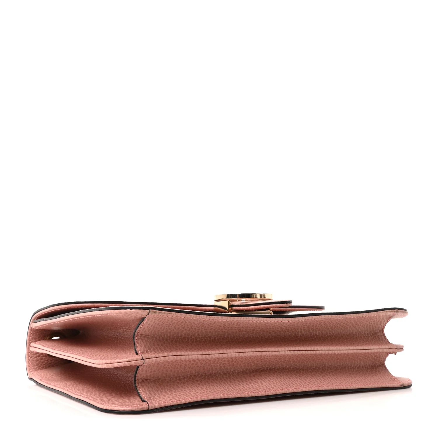 Dollar Calfskin Interlocking G Shoulder Bag Soft Pink - Image 4