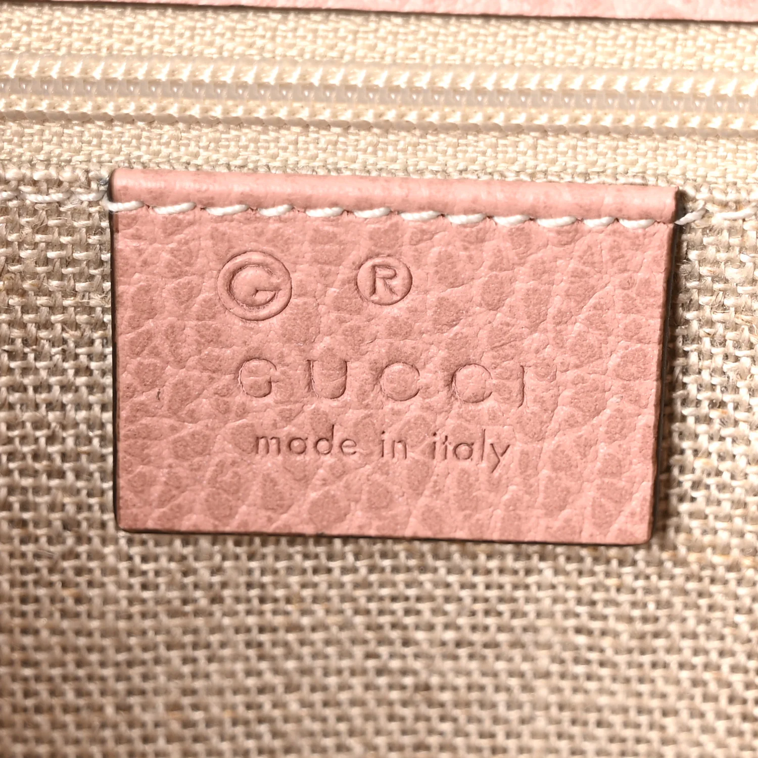 Dollar Calfskin Interlocking G Shoulder Bag Soft Pink - Image 6
