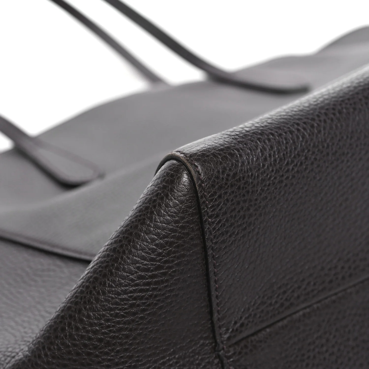 Dollar Calfskin Interlocking G Tote Dark Brown - Image 10