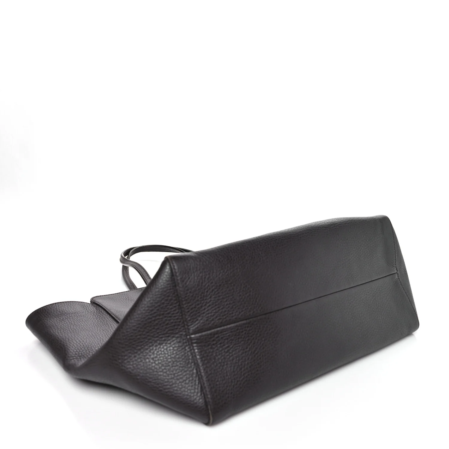 Dollar Calfskin Interlocking G Tote Dark Brown - Image 4