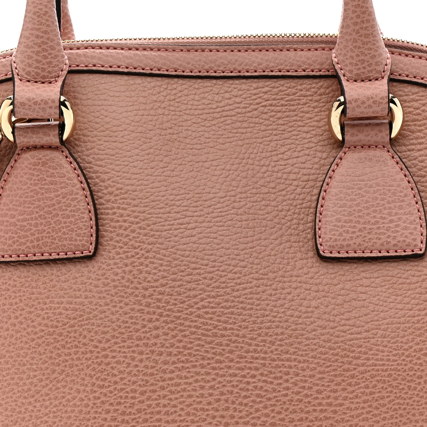 Dollar Calfskin Medium GG Charm Dome Bag Soft Pink - Image 8