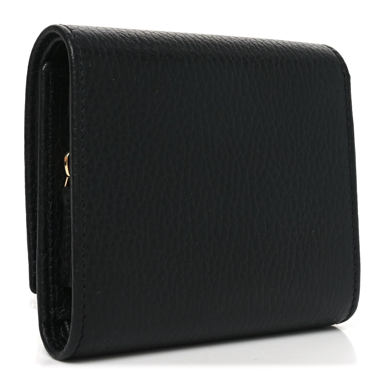 Dollar Calfskin Medium GG Marmont Wallet Black - Image 3