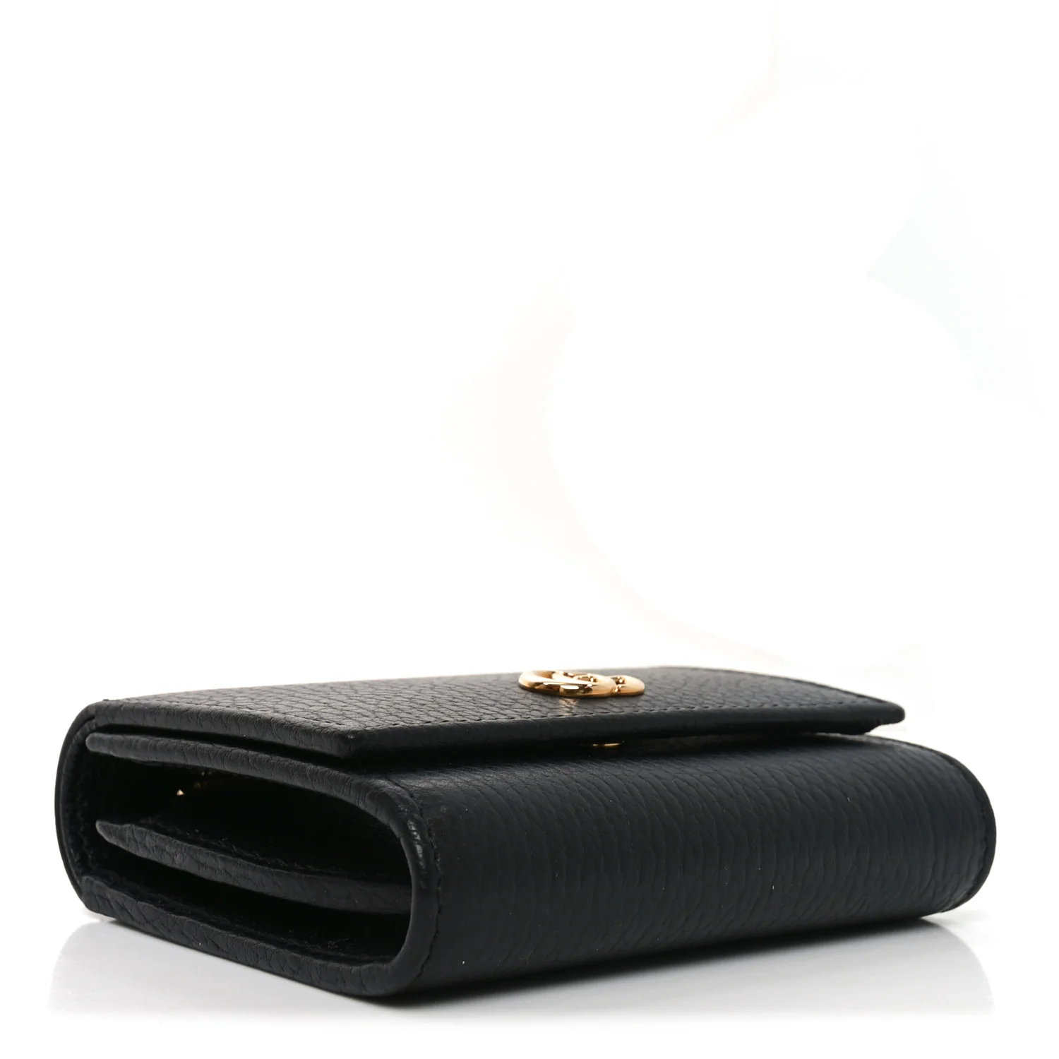 Dollar Calfskin Medium GG Marmont Wallet Black - Image 4
