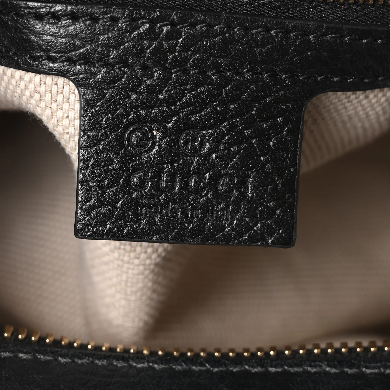 Dollar Calfskin Medium Soho Top Handle Satchel Black - Image 6