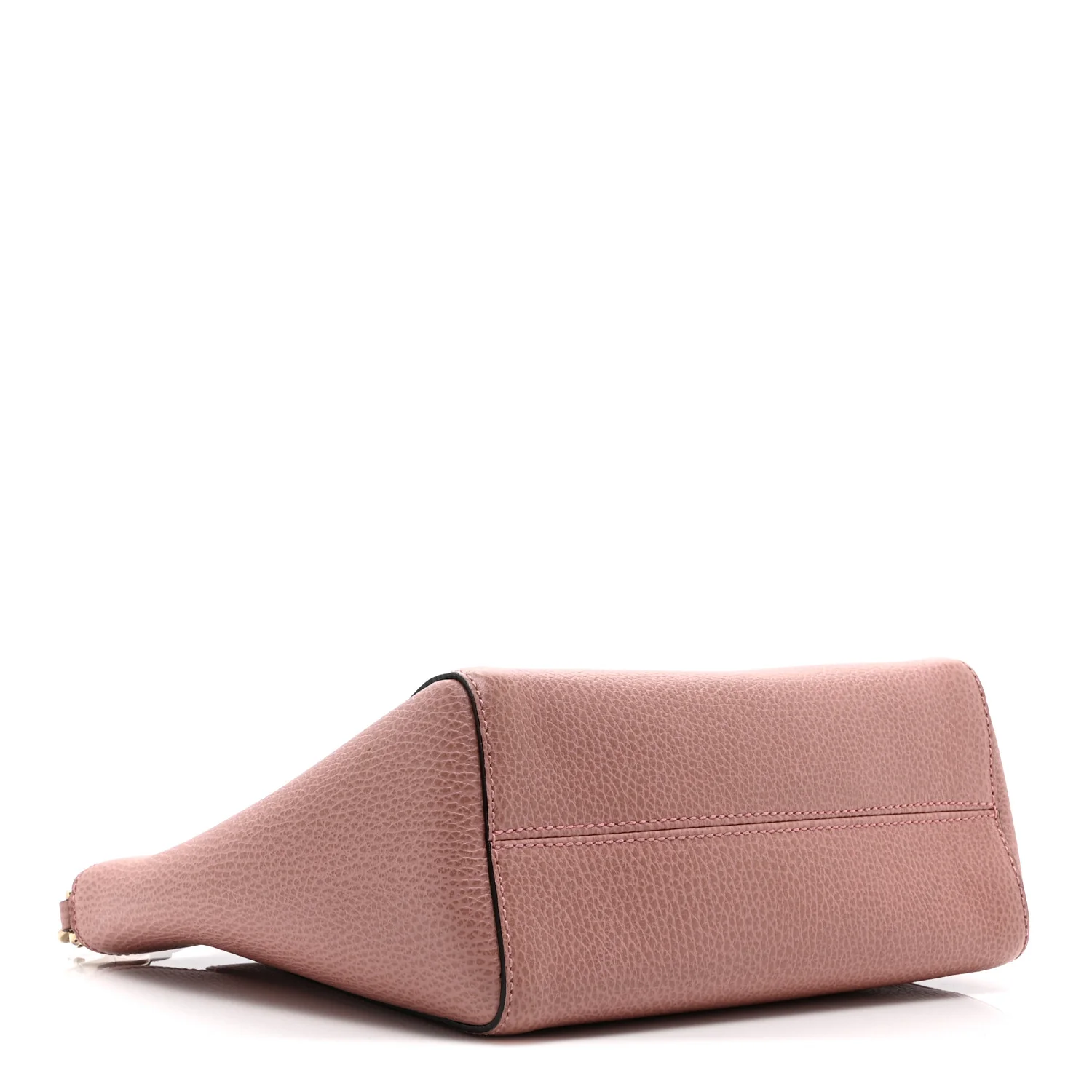 Dollar Calfskin Mini Swing Top Handle Bag Soft Pink - Image 4