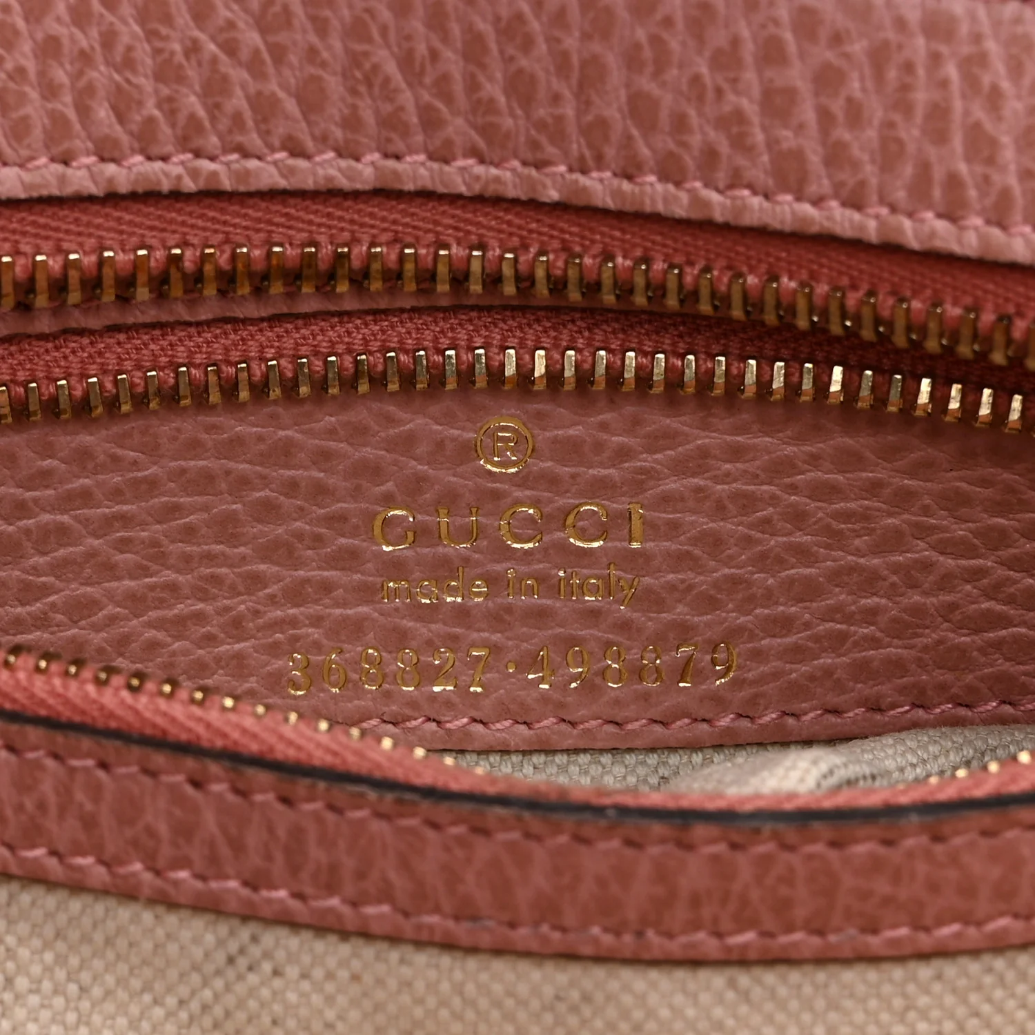 Dollar Calfskin Mini Swing Top Handle Bag Soft Pink - Image 6