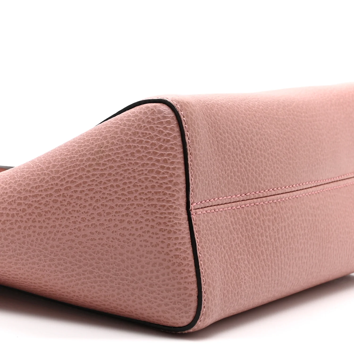 Dollar Calfskin Mini Swing Top Handle Bag Soft Pink - Image 9