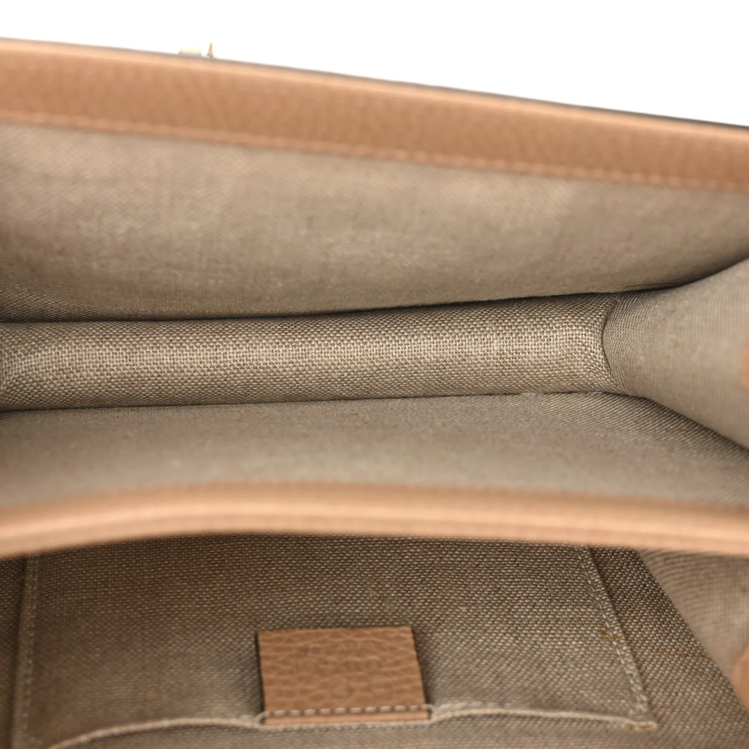 Dollar Calfskin Small Interlocking G Shoulder Bag Camelia - Image 5