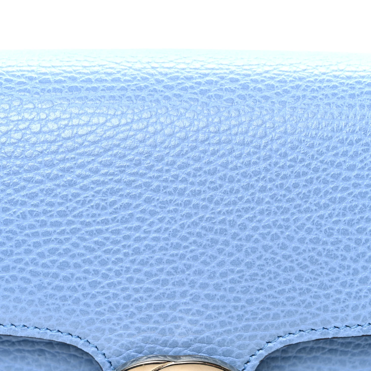 Dollar Calfskin Small Interlocking G Shoulder Bag Mineral Blue - Image 8