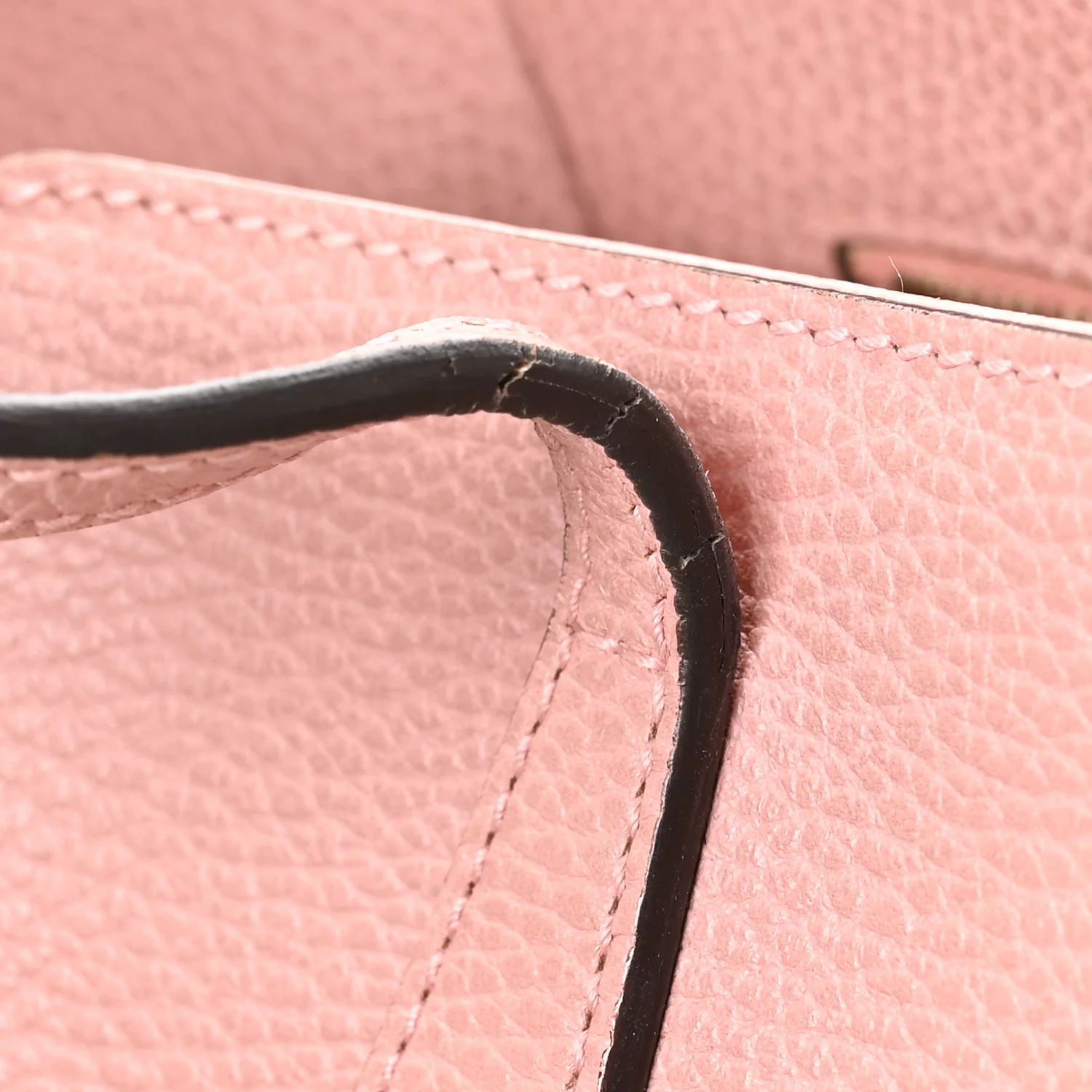 Dollar Calfskin Small Swing Tote Soft Pink - Image 10