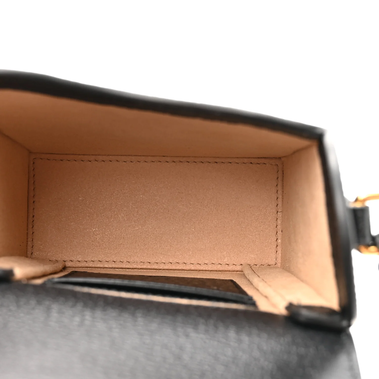 Dollar Calfskin Vertical Horsebit 1955 Crossbody Bag Black - Image 5