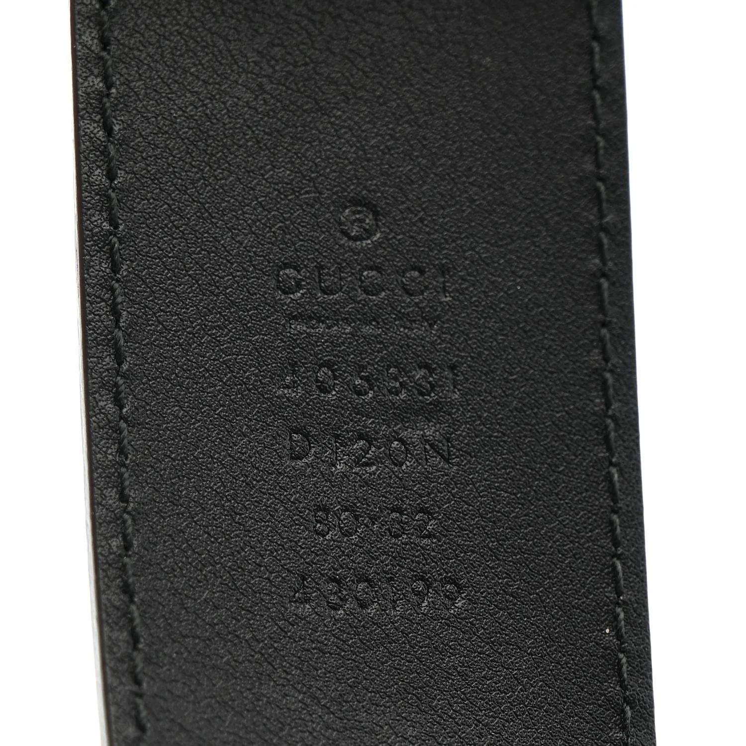Dollar Pigprint Double G 40mm Belt  80 32 Belt Black - Image 3