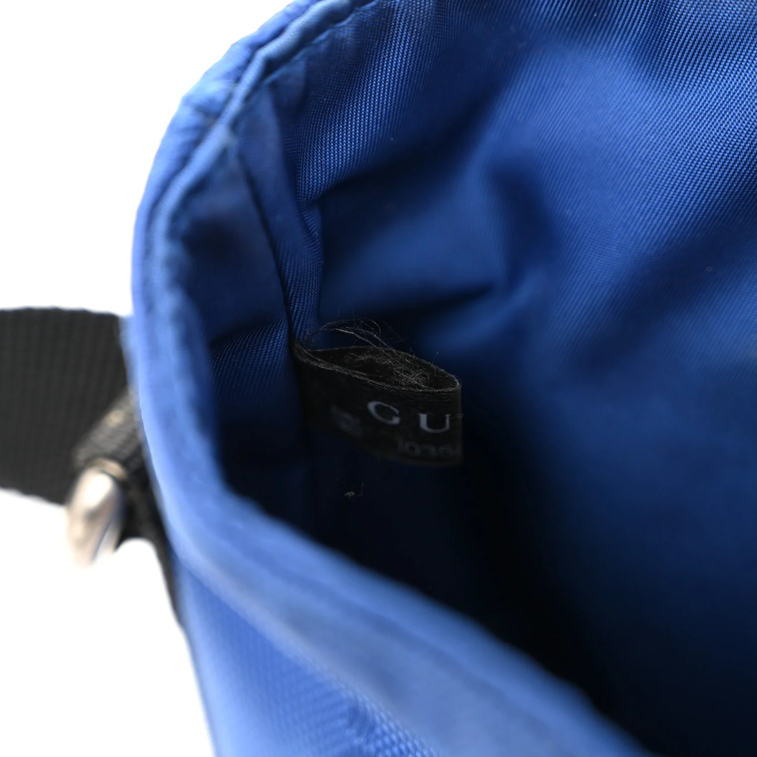 Econyl Nylon Monogram Off The Grid Messenger Bag Orient Blue Black - Image 11