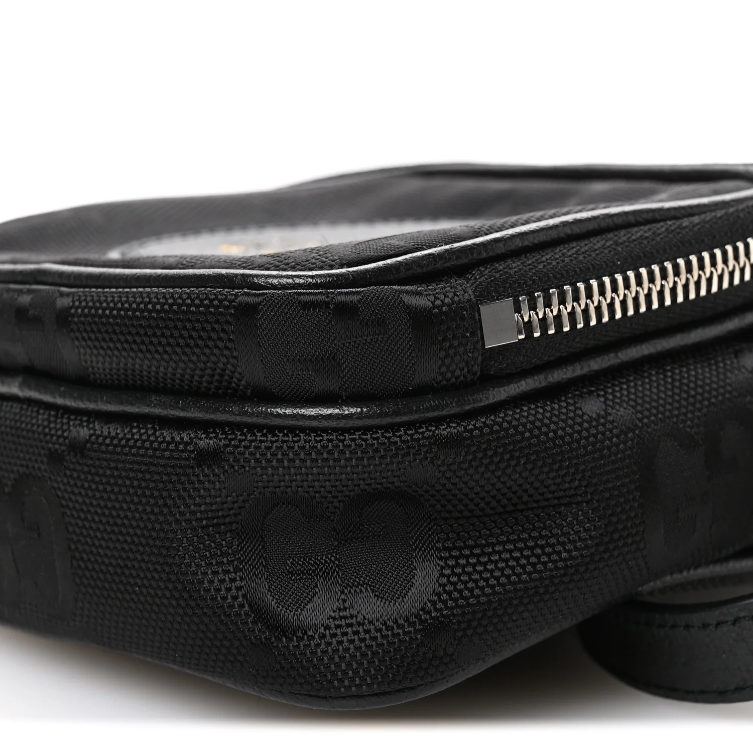 Econyl Nylon Monogram Off The Grid Shoulder Bag Black - Image 10