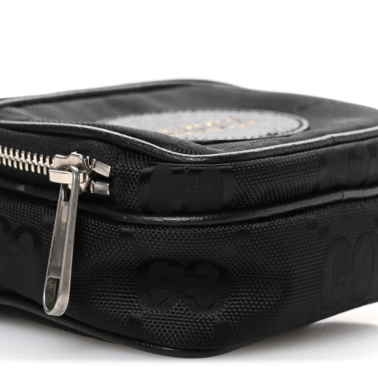 Econyl Nylon Monogram Off The Grid Shoulder Bag Black - Image 9