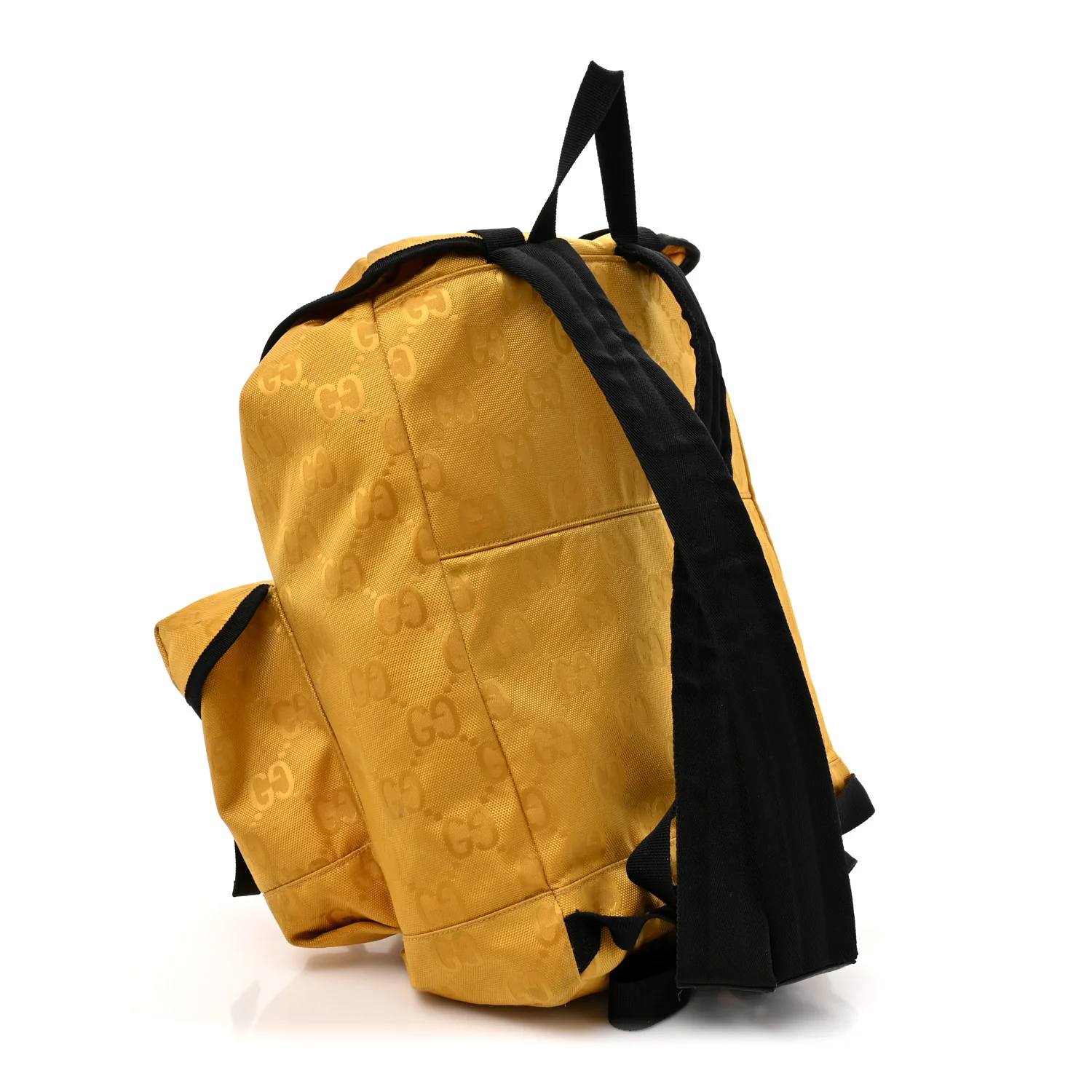 Econyl Nylon Monogram Off The Grid Utility Pocket Backpack Crop Black - Image 3