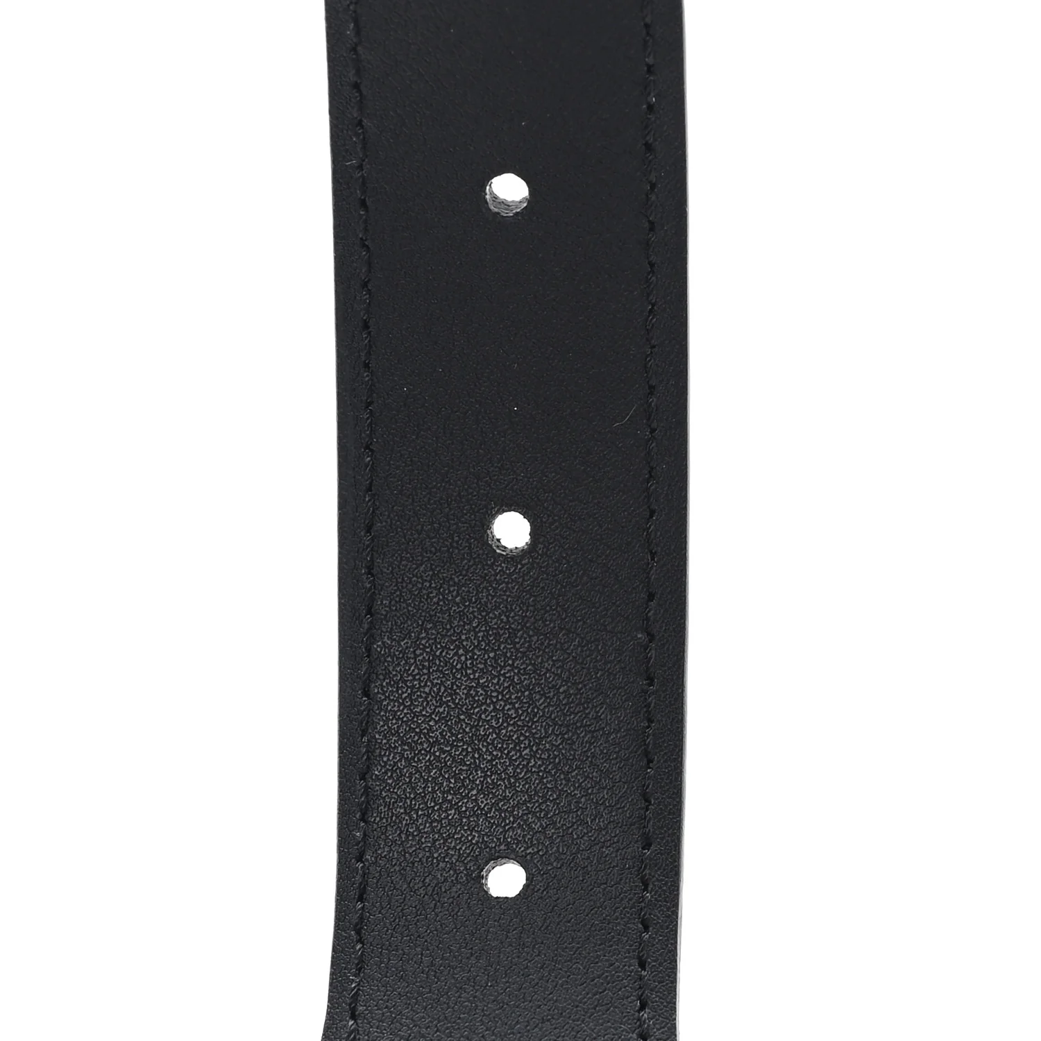 Efesto Leather Horsebit 25mm Belt 95 38 Black - Image 4