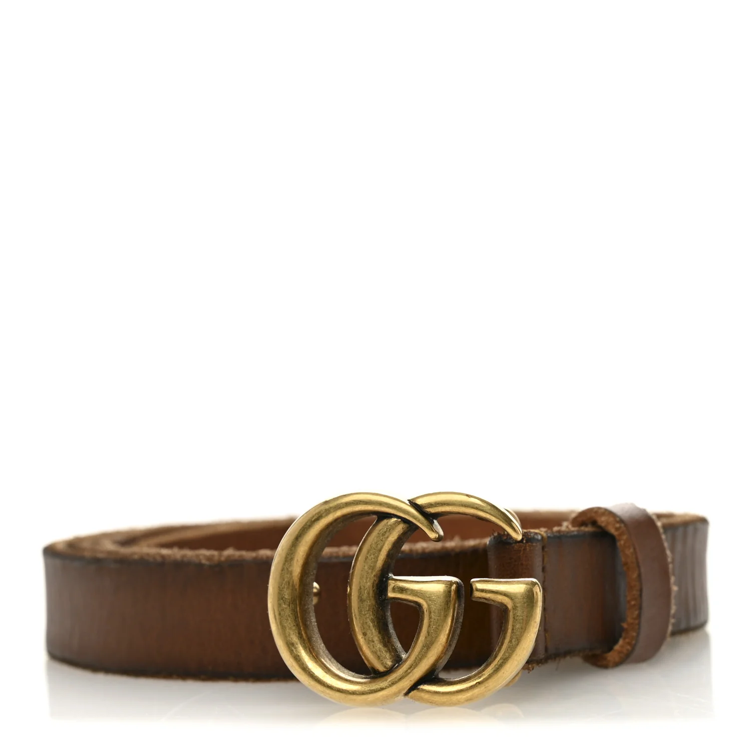 Faded Calfskin Double G 110 44 Belt Cuir