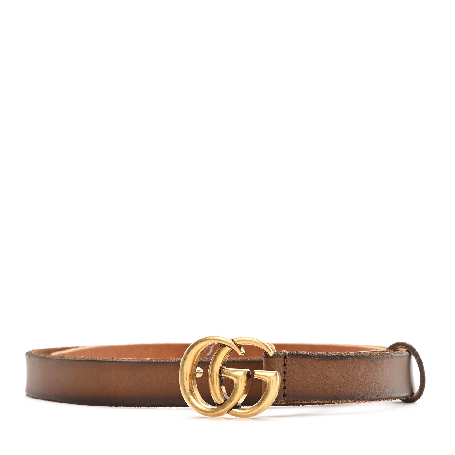 Faded Calfskin Double G 20mm Belt 85 34 Cuir