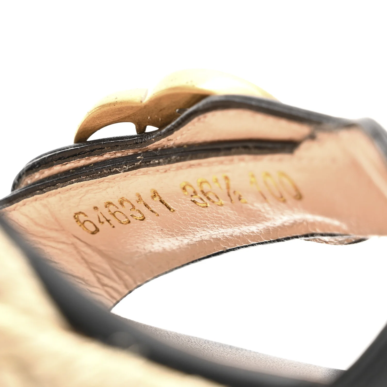 Galassia Aitana Espadrille 10/95mm Wedge Sandals 36.5 Black - Image 11
