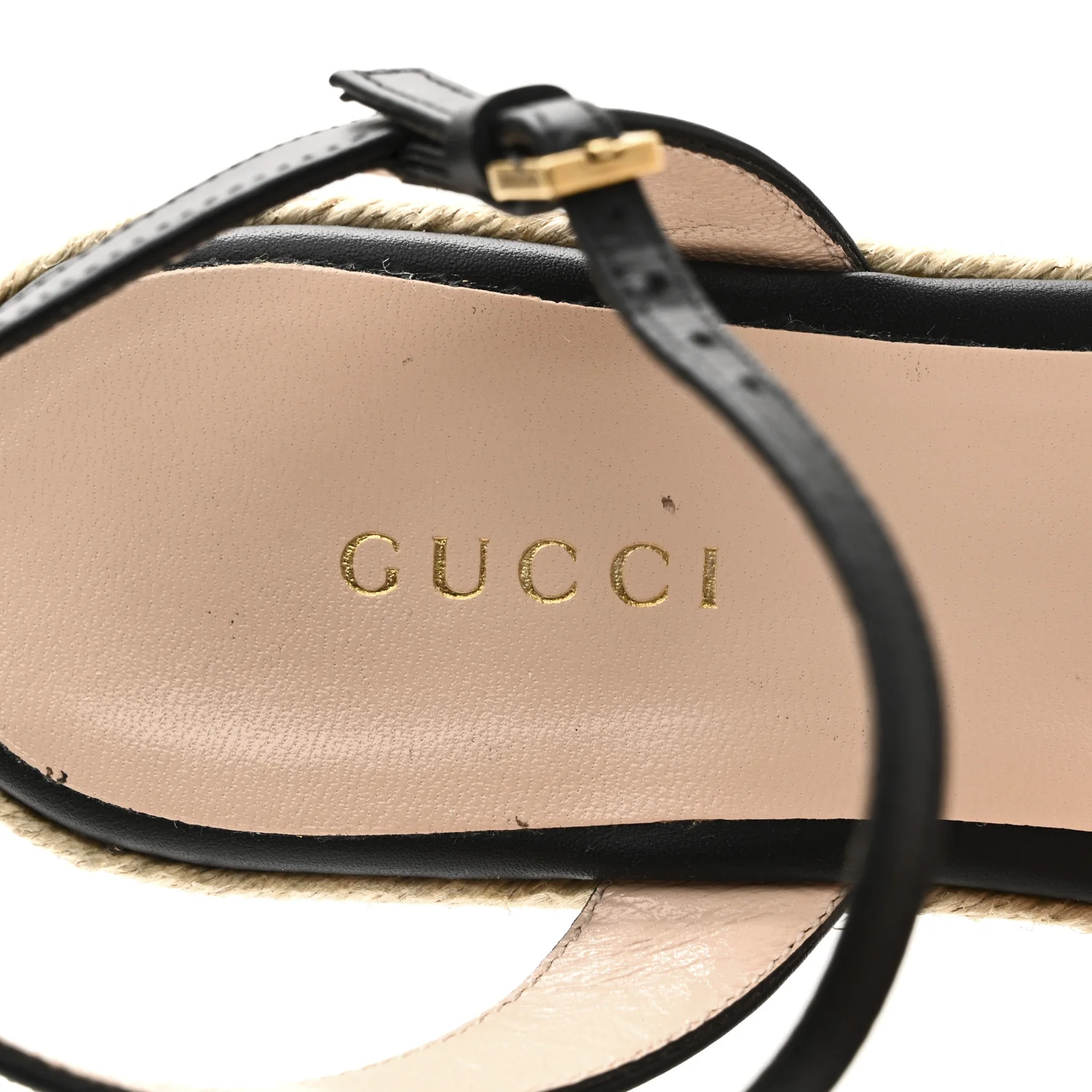 Galassia Aitana Espadrille 10/95mm Wedge Sandals 36.5 Black - Image 9