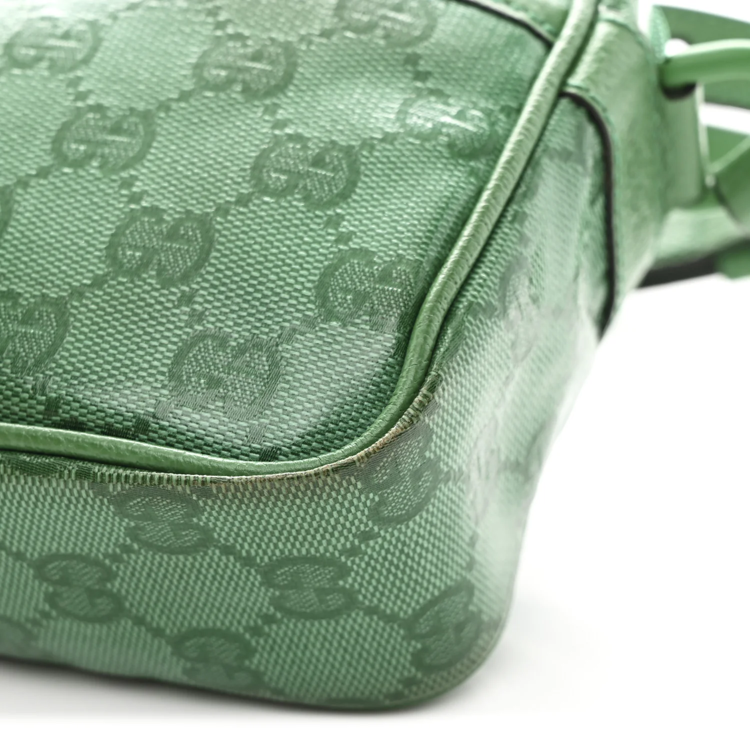 GG Crystal Monogram Mini Shoulder Bag New Shamrock - Image 11