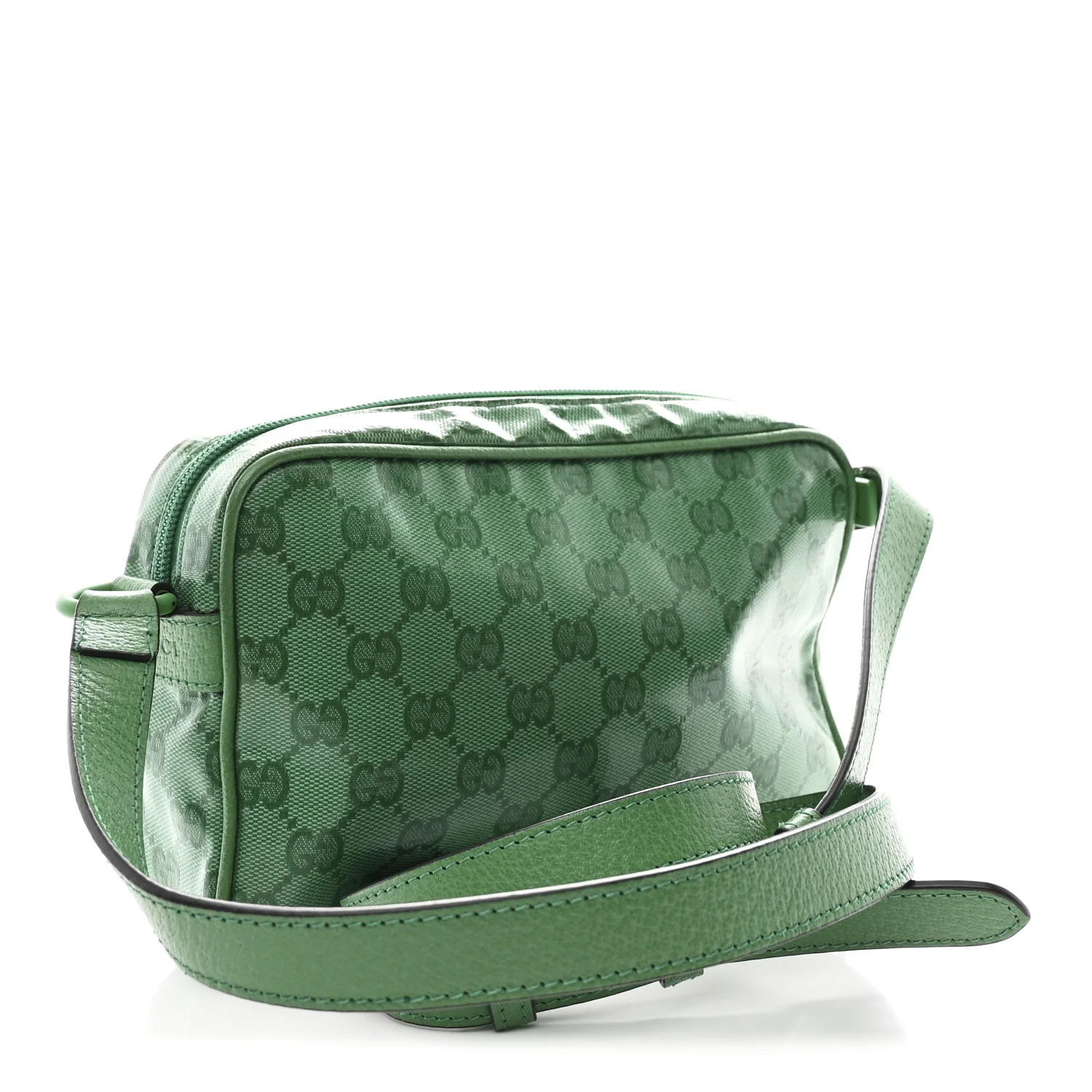 GG Crystal Monogram Mini Shoulder Bag New Shamrock - Image 3