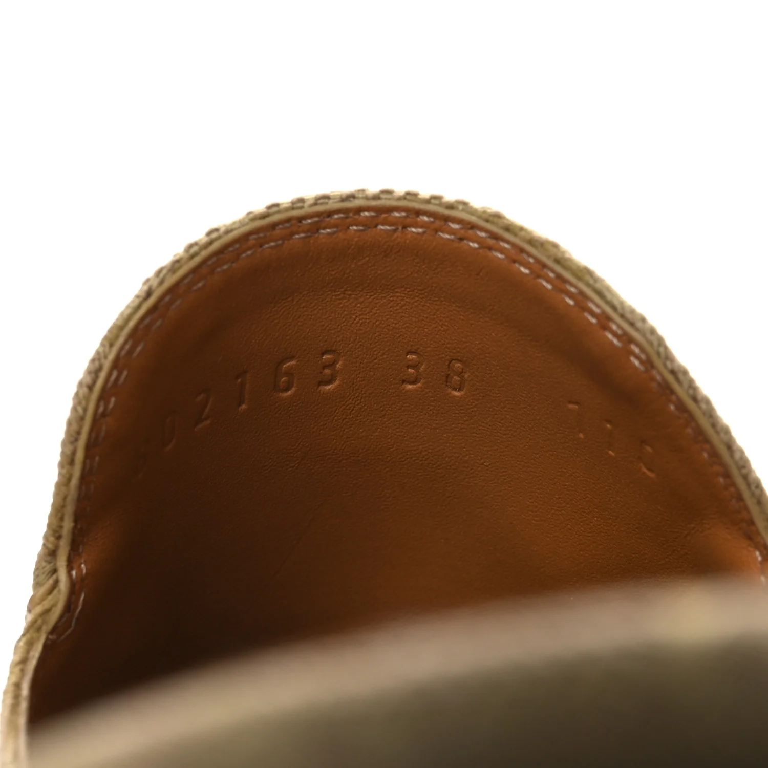GG Monogram Canvas Womens Princetown Slippers 38 Ebony Beige - Image 10