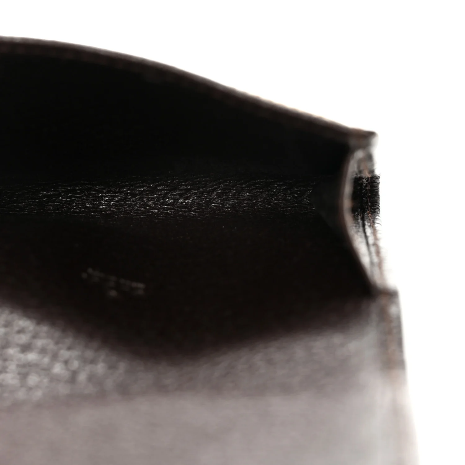 GG Monogram Card Case Flap Wallet Dark Brown - Image 5