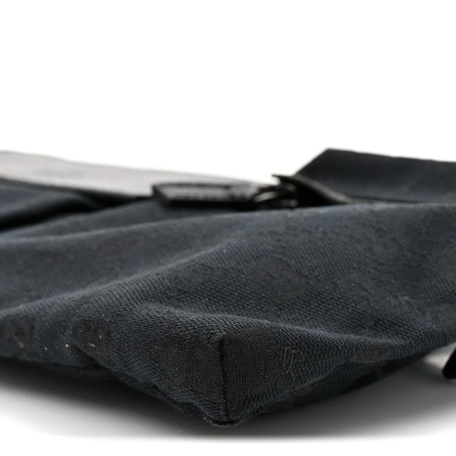 GG Monogram Double Pocket Belt Bag Black - Image 9
