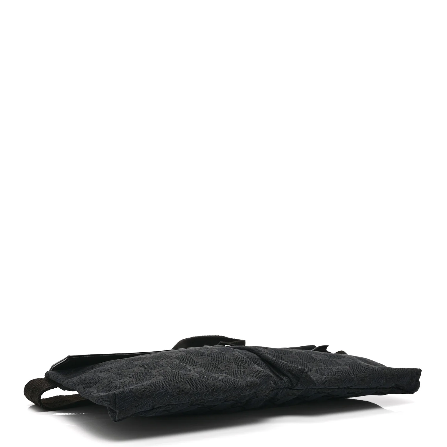 GG Monogram Double Pocket Belt Bag Black - Image 4