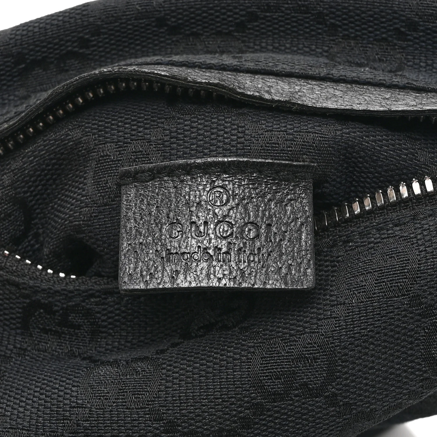 GG Monogram Double Pocket Belt Bag Black - Image 6