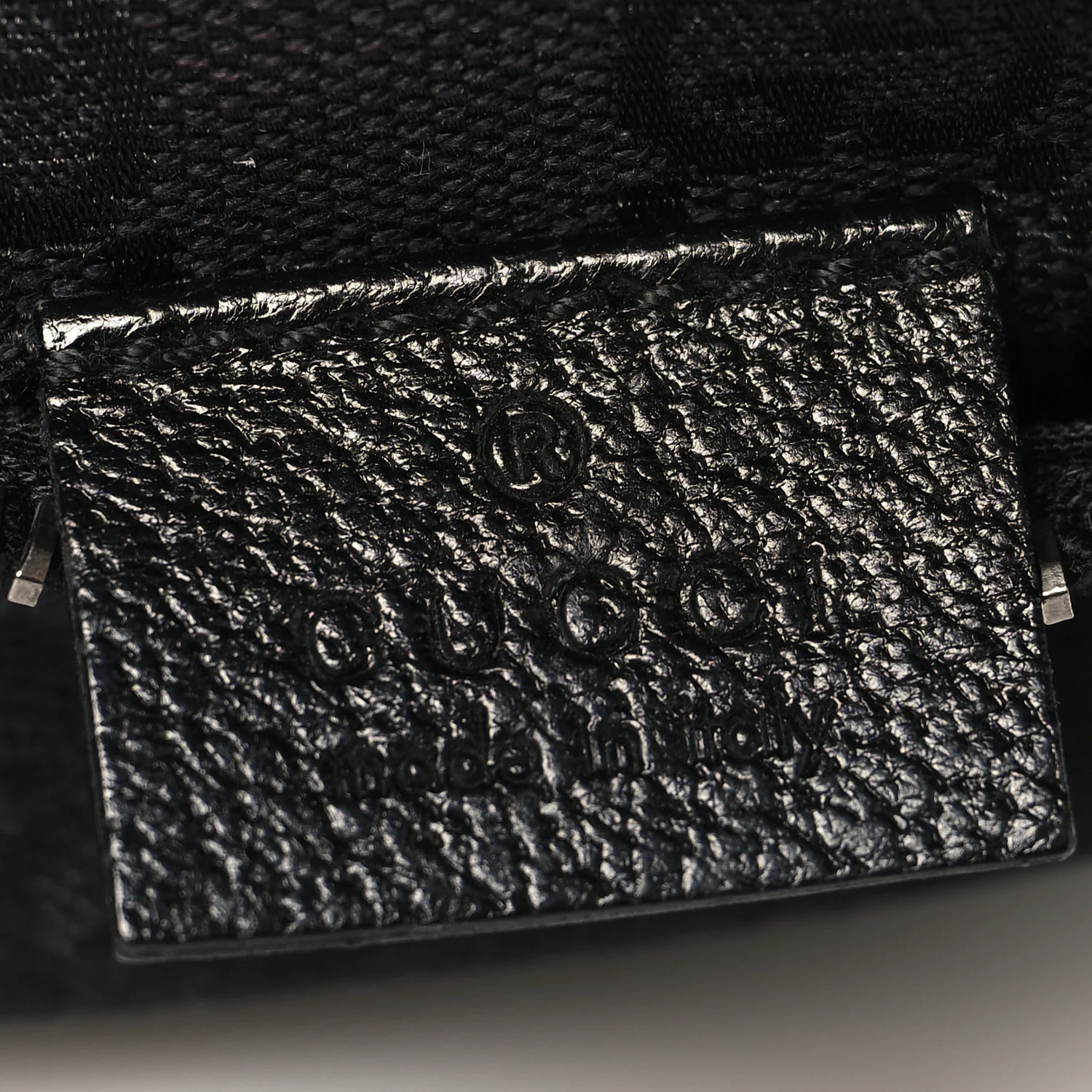 GG Monogram Double Pocket Belt Bag Black - Image 8