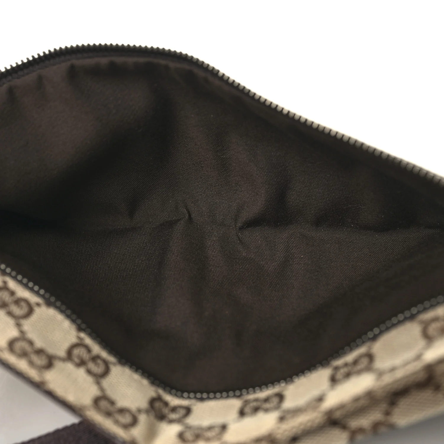 GG Monogram Double Pocket Belt Bag Dark Brown - Image 5