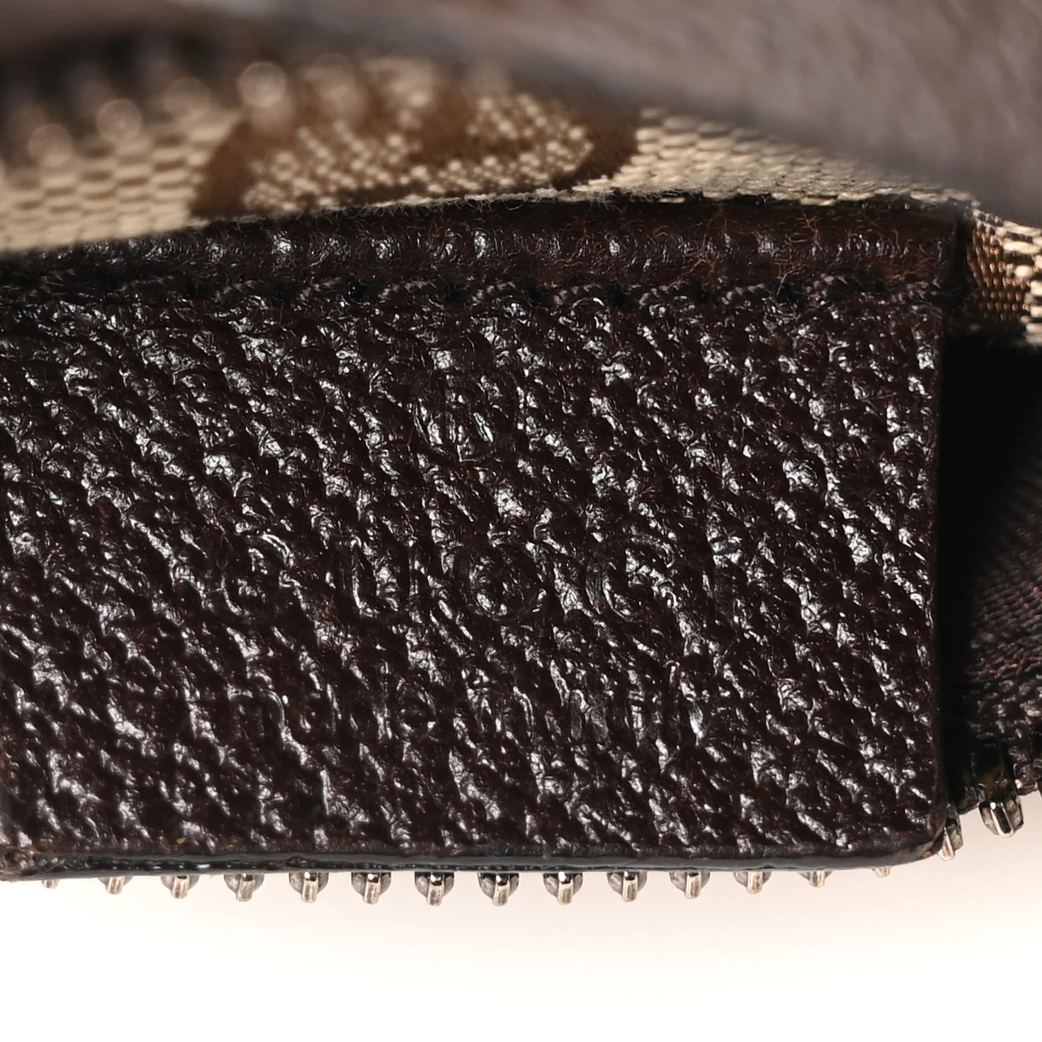GG Monogram Double Pocket Belt Bag Dark Brown - Image 6