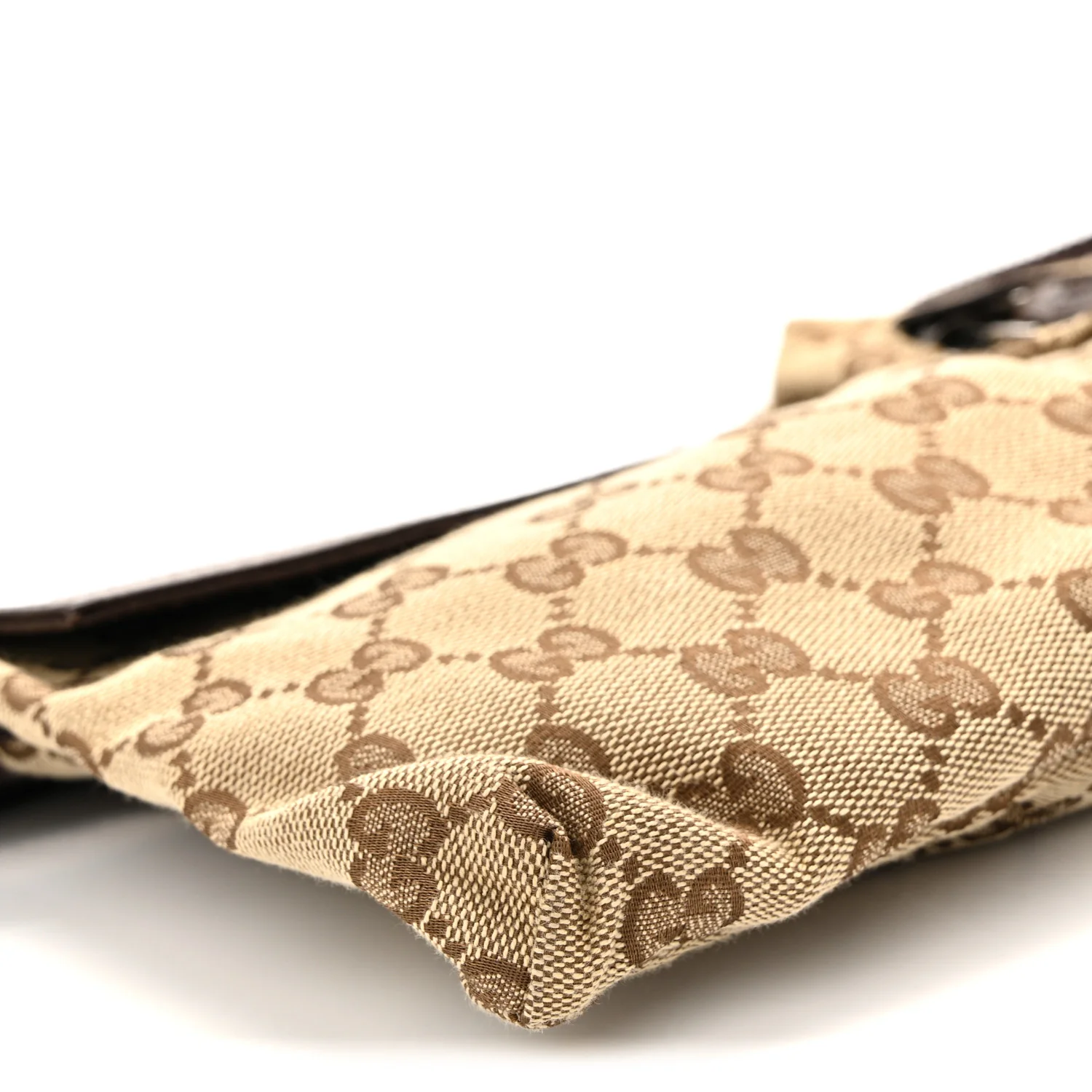GG Monogram Double Pocket Belt Bag Dark Brown - Image 10