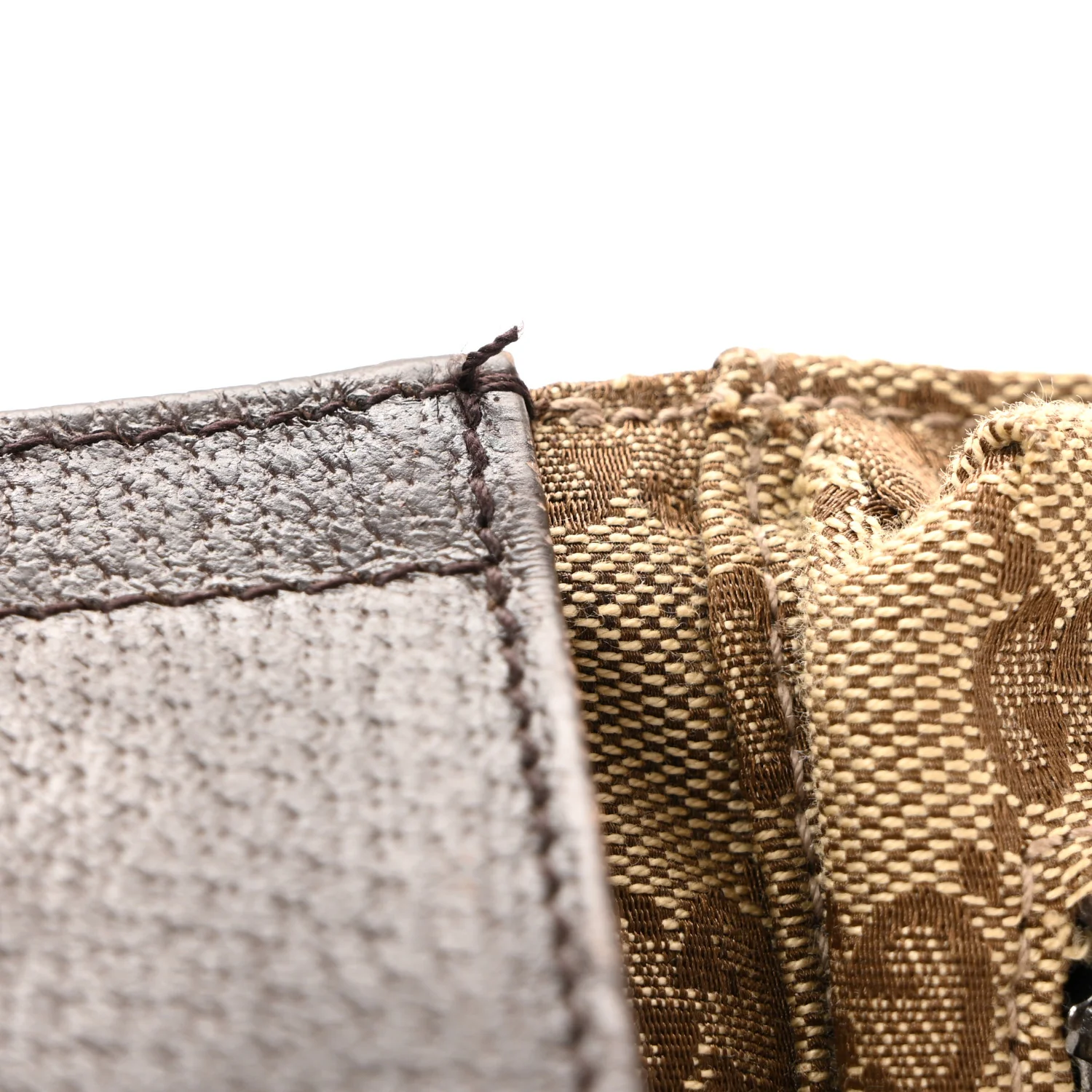 GG Monogram Double Pocket Belt Bag Dark Brown - Image 12
