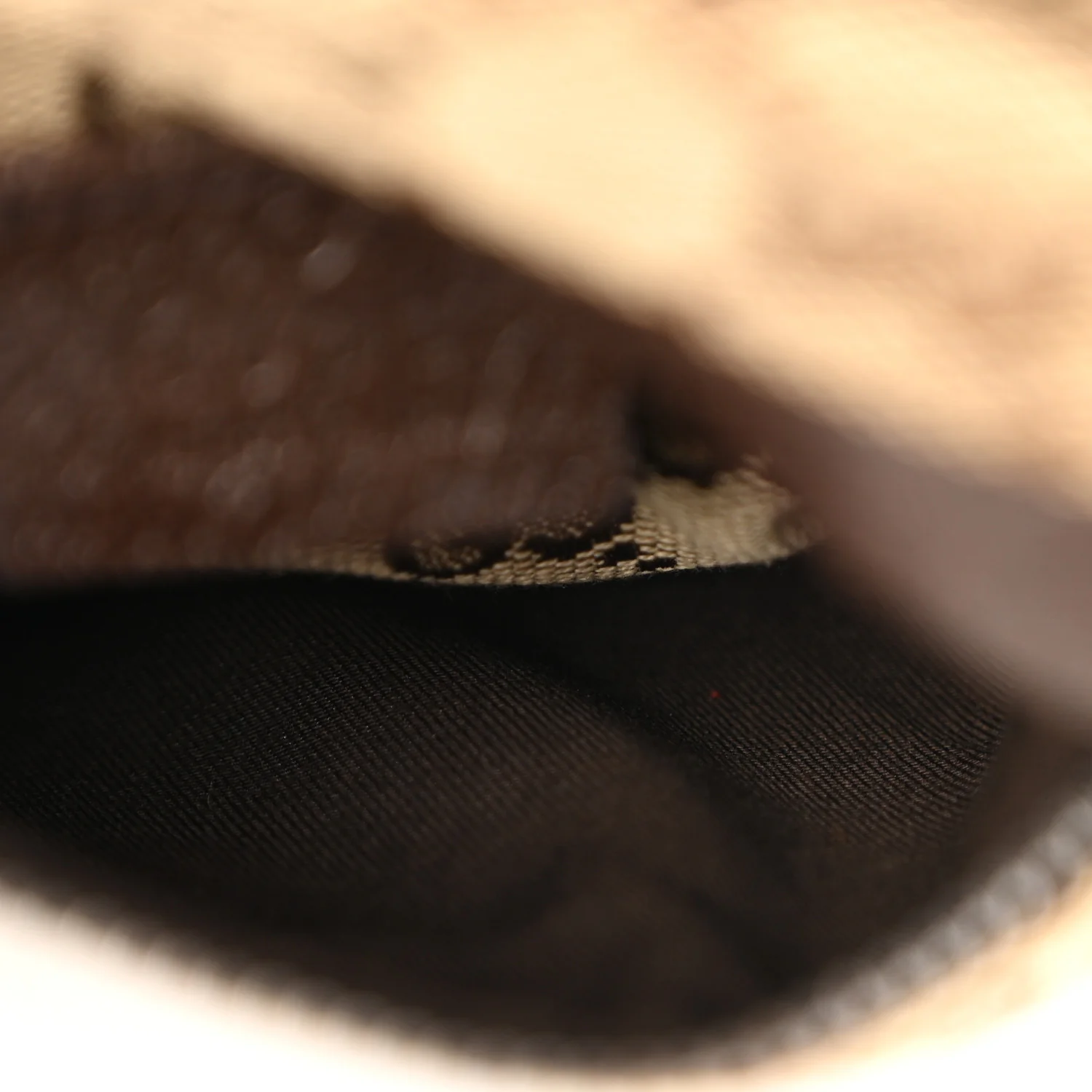GG Monogram Double Pocket Belt Bag Dark Brown - Image 6