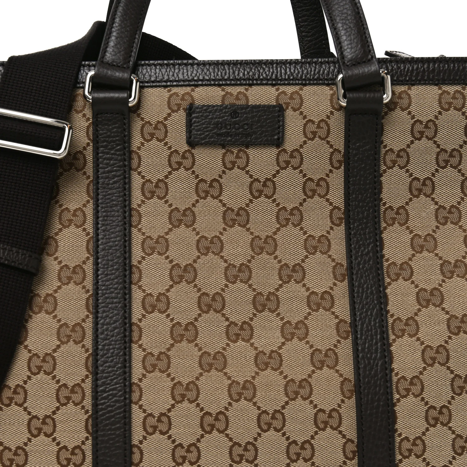 GG Monogram Large Joy Tote Bag Dark Brown - Image 8